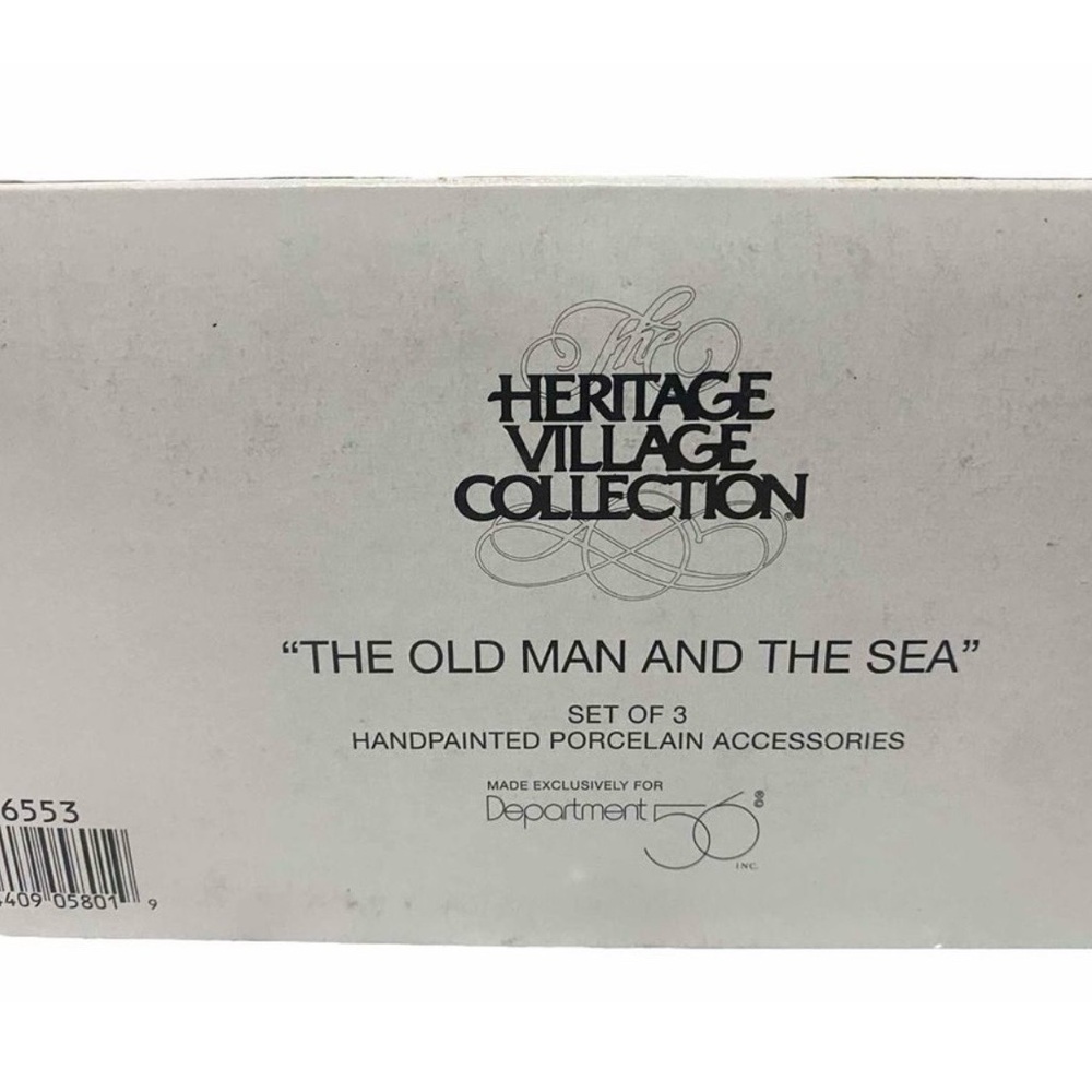 Department Dept 56 Heritage Collection The Old Man And The Sea MIB Figurines - Picture 3 of 6